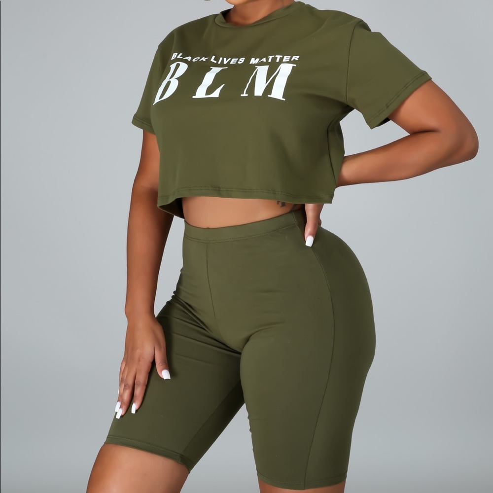 Black lives matter set (olive)